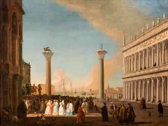 View of the Piazzetta, Venice, circa 1730-35