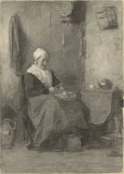 Peasant Woman in Interior