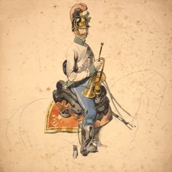 A Trooper of the 5th Dragoon Regiment, Prince Eugene of Savoy 1840-50