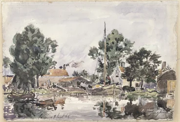 A Canal in The Hague, 1868