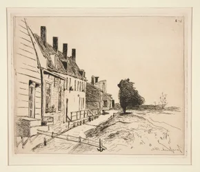 Houses Alongside the Canal