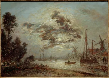 Moonlight over Dordrecht