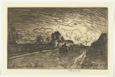 Exit of Cochin Hospital (Faubourg Saint-Jacques, Paris)