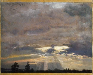 Cloud Study with Sunbeams
