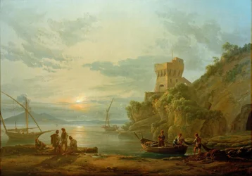 Coast near Castellamare in the Morning Mist