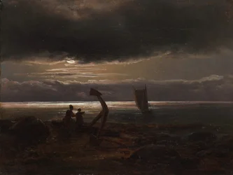 Mother and Child by the Sea, 1830