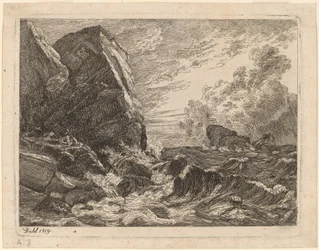 Norwegian Coast During a Storm