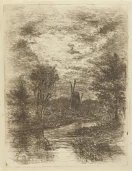 Landscape with Mill