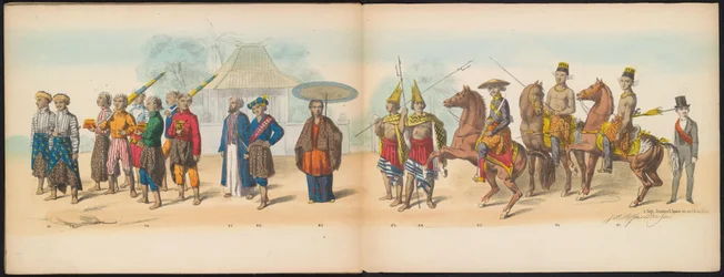Masquerade of the Delft Students, 1857 (plate 9)