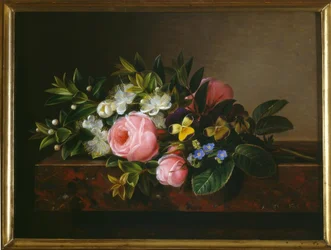 J.L. Jensen, Still Life with Roses