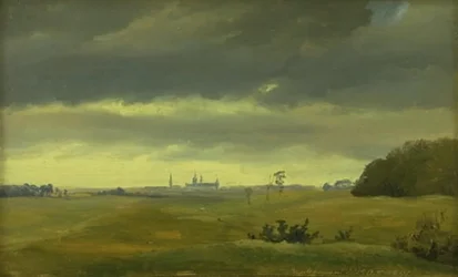 A View of Frederiksborg from Hestehaven
