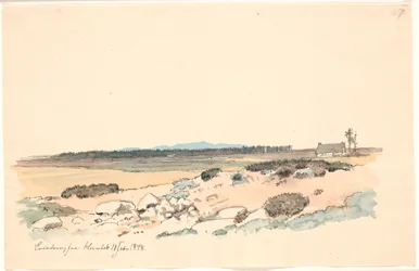 Landscape from Hornbæk with the Plantation and Kullen in the Background