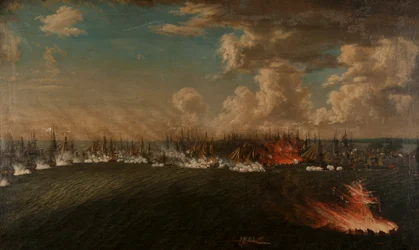 The Battle of Vyborg Bay on July 3, 1790