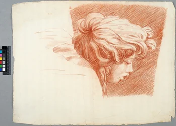 Academy drawing. Detail from Raphael