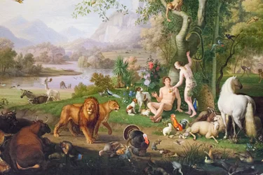 Adam and Eve in the Garden of Eden