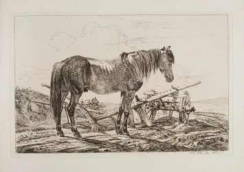 Horse by a Plough