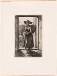 The Hungarian Woman Standing in the Door
