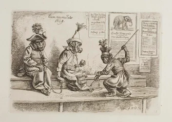 For the New Year 1829. Monkeys