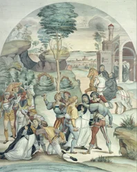 Saint Catherine of Siena Rescues Two Dominicans from the Hands of Robbers