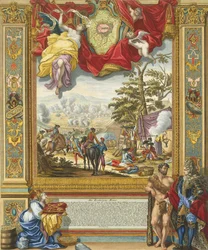 Siege of Mons by the Allied Troops in 1709