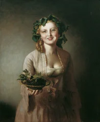 Lexi with the Grapes