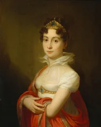 Juvenile Portrait of Empress Maria Ludovica (1787-1816) with a Diadem