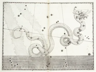 Constellation of Serpens Caput and Serpens Cauda