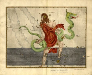 Ophiuchus the Serpent-holder from Uranometria