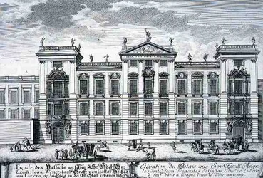 The Palace of Count John Wenceslas, Prague, from 