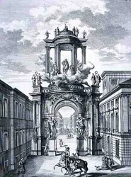 Triumphal Arch, Vienna, from 