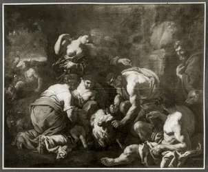 Jupiter Suckling from the Goat Amalthea