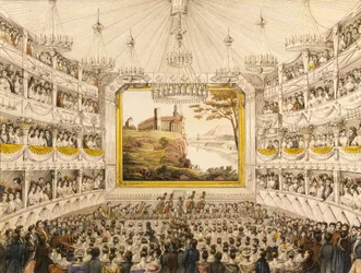 Interior of the Theater an der Wien