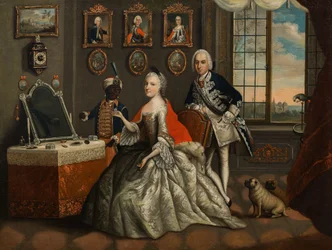 George William of Hesse-Darmstadt and his sister Caroline Louise