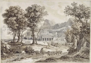 Classical Landscape with a Monument to Leonidas