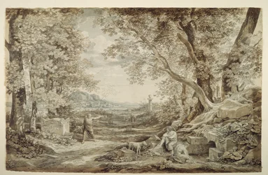 Landscape with Ancient Monuments ("The Invention of the Corinthian Capital")