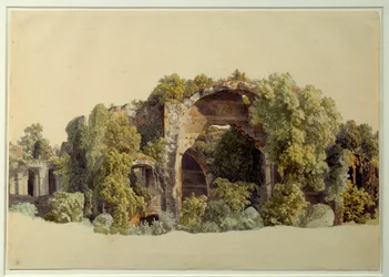 Ruins of Villa Anchiana in Tivoli
