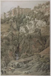 The Benedictine Convent of Santa Scholastica near Subiaco in the Sabine Mountains, 1797