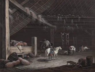 The White Horse: Barn Interior