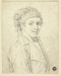 Bust of Man in Hat