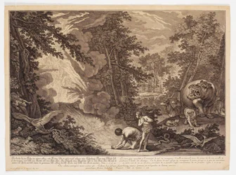 God Discovers that Adam and Eve Have Eaten from the Tree