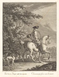 Huntsman with a Pack of Hounds