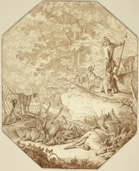The Industrious Hunter, in Spring