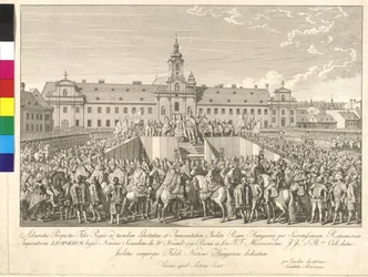 Coronation of Emperor Leopold II as King of Hungary in Bratislava on 15th November 1790