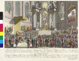 Coronation of Emperor Leopold II to the King of Hungary in Bratislava on 15th November 1790