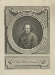 Portrait of Moses Mendelssohn, 1772