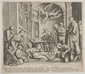 The Death of St Cecilia