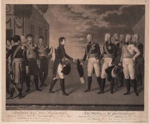 Tilsit Meeting of Three Monarchs on July 1807