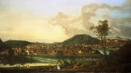 View of Prague from the East