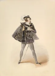 Costume Study for Belmonte in the Abduction from the Seraglio by W.A. Mozart