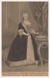 Portrait of Johanna Charlotte of Anhalt-Dessau